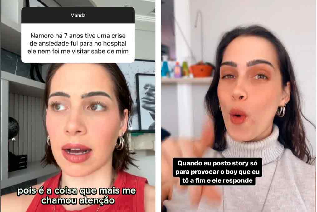 Digital influencer Mylla Murta dá dicas de relacionamentos de forma divertida nas redes sociais. Foto: reprodução Instagram