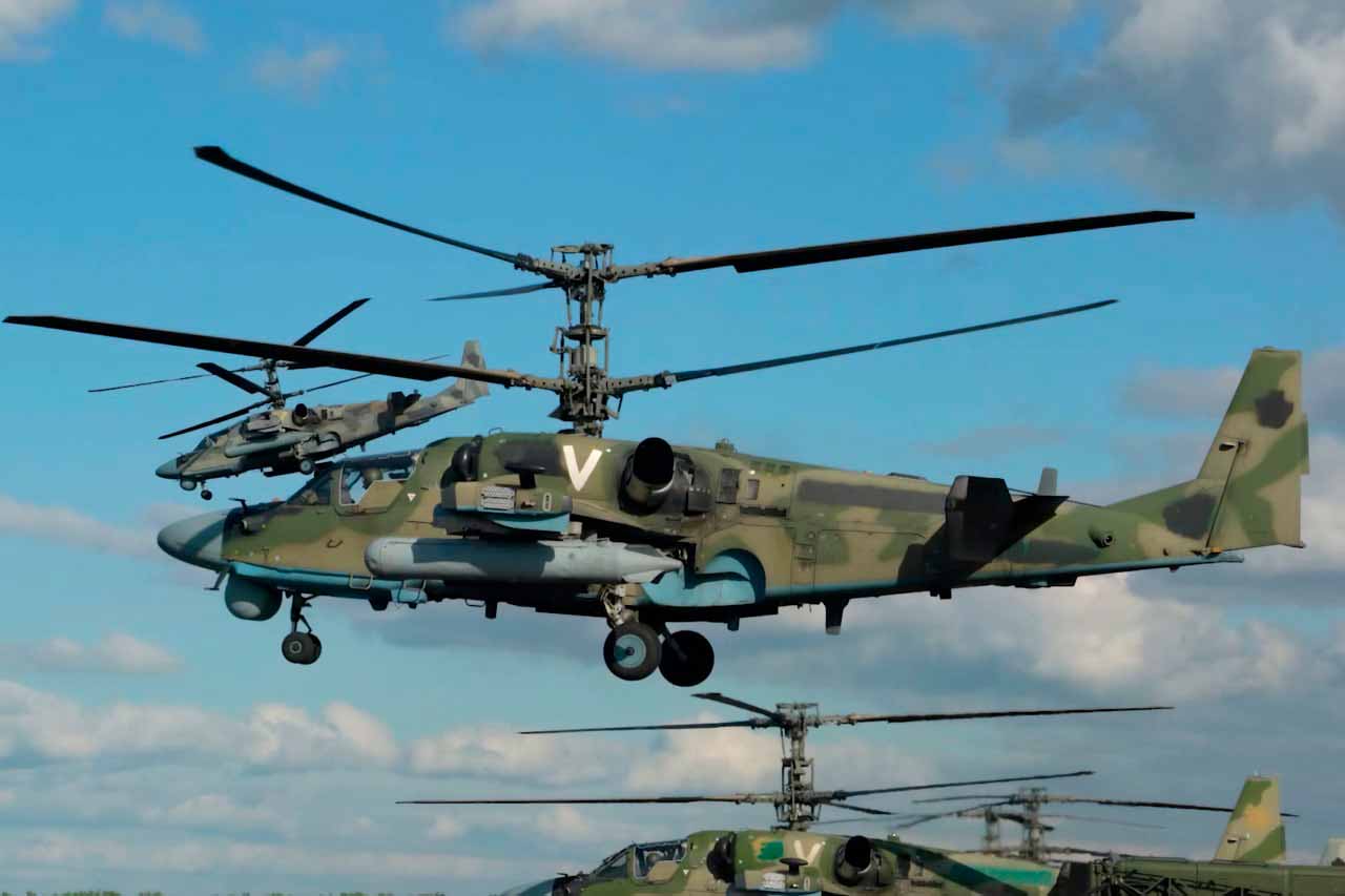 Kamov Ka-52. Foto: Ministerio de Defensa de la Federación Rusa