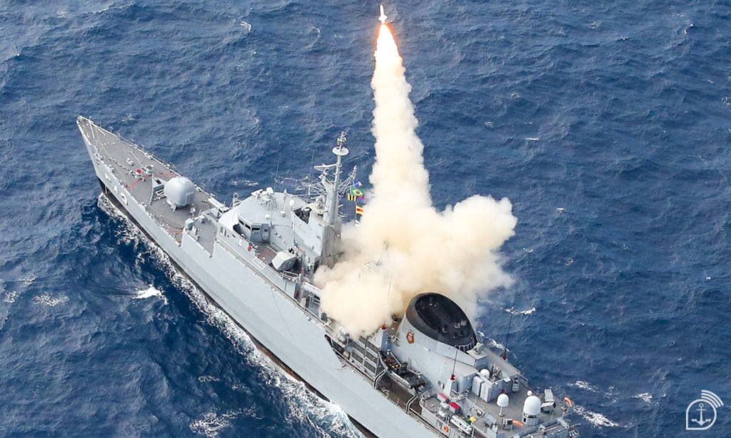 La Marine effectue un nouveau test du missile national MANSUP. Photo : Marine brésilienne