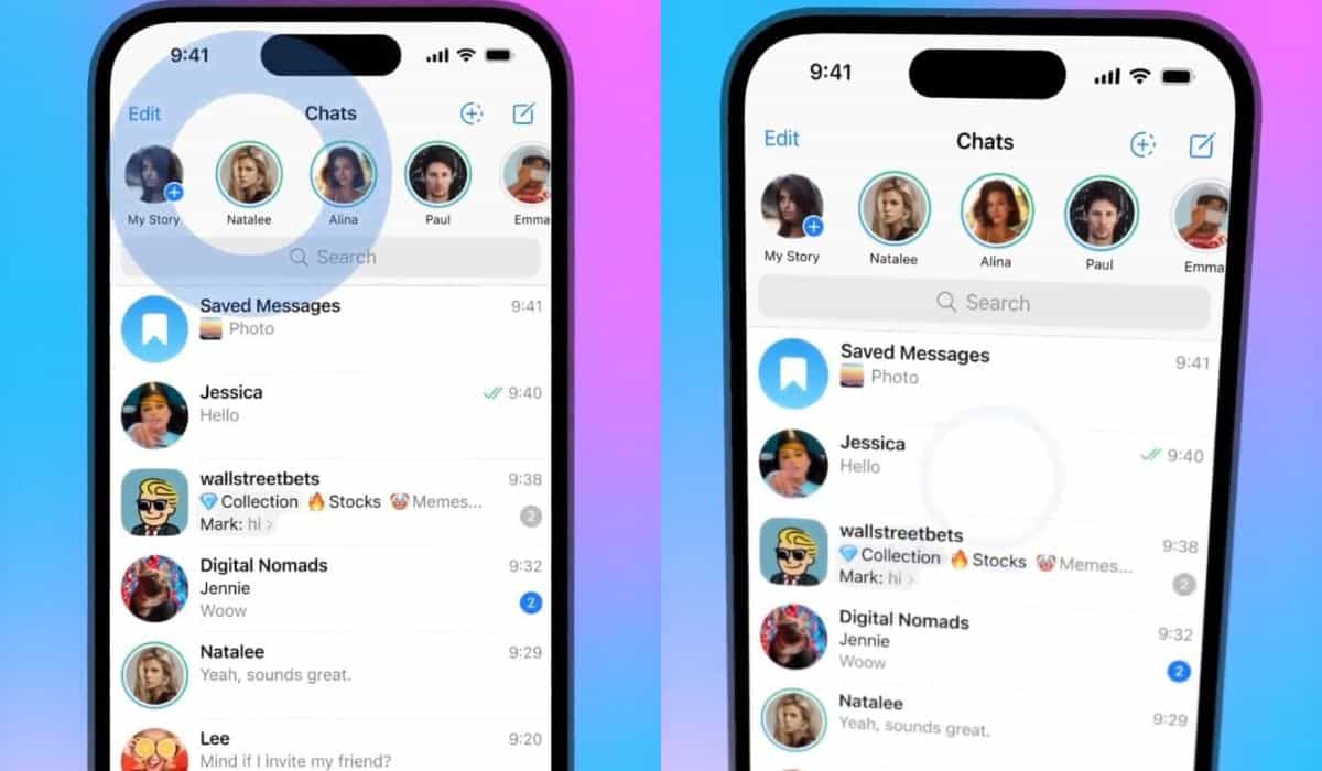 Telegram irá adicionar Stories em seu app