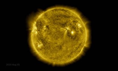 Vídeo da Nasa mostra dez anos de atividade do Sol