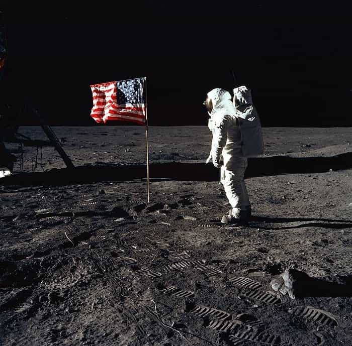 Dia da Lua: Nasa destaca clique da missão Apollo 11 (Foto: NASA)