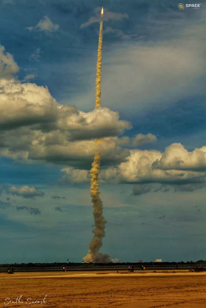 NASA destaca lançamento indiano à lua (Foto: Sruthi Suresh (Space Group))