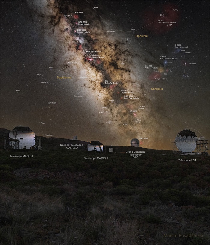 NASA destaca clique incrível da Via Láctea (Foto: Marcin Rosadziński / Reprodução / NASA)