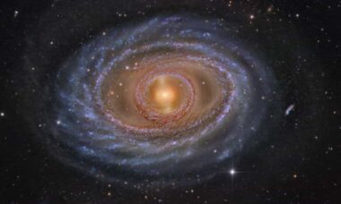 NASA destaca foto incrível de galáxia espiral