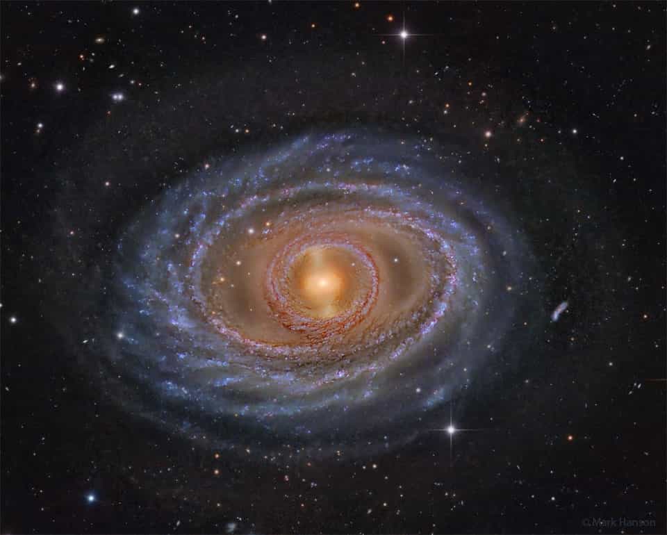 NASA destaca foto incrível de galáxia espiral (Foto: Mark Hanson; Data: Mike Selby / NASA)