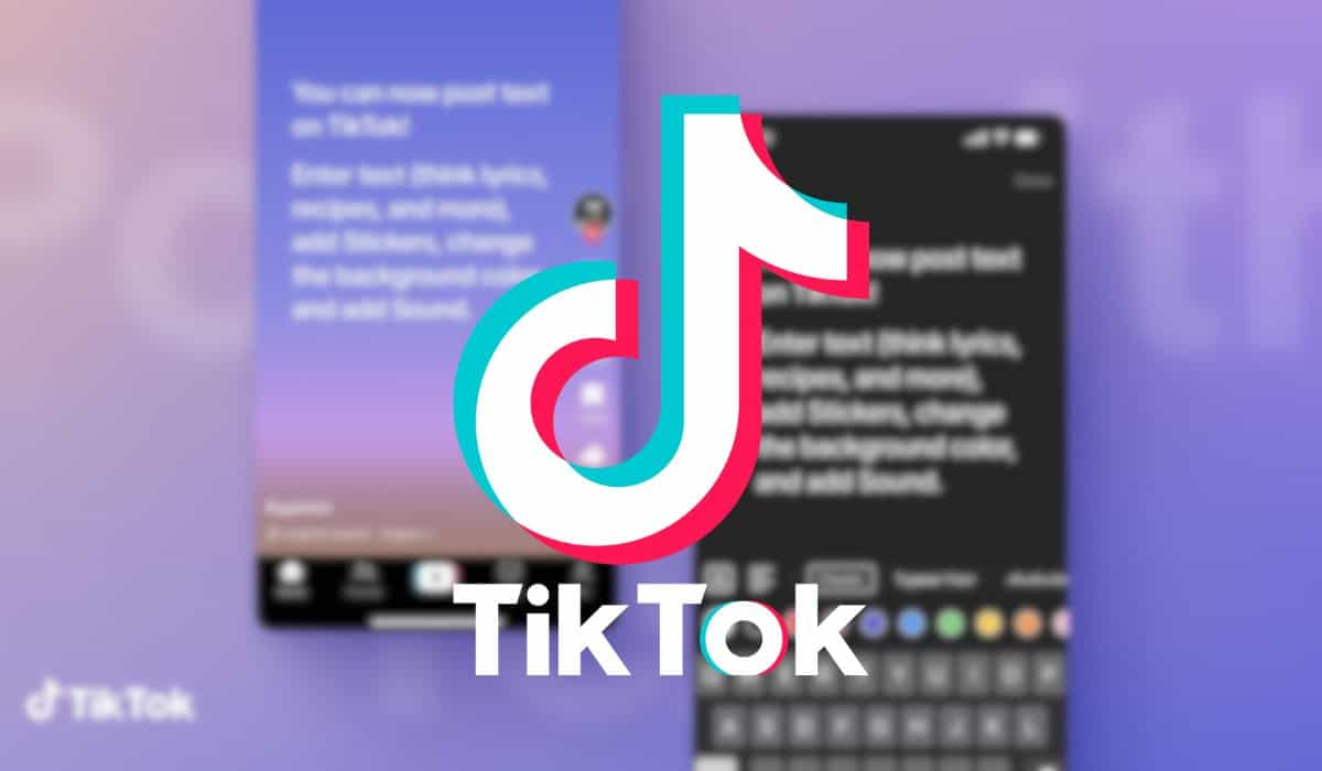 TikTok lança publicações em forma de texto!
