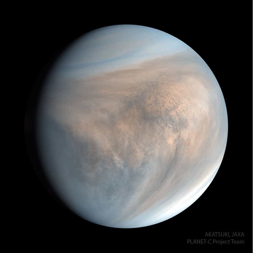 NASA: imagem astronômica do dia exibe clique incrível de Vênus (Foto: JAXA, Planet-C Project Team; h/t: Mehmet Hakan Özsaraç)