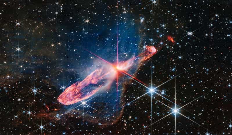 Webb Snaps Highly Detailed Infrared Image of Actively Forming Stars (NASA, ESA, CSA. Image Processing: Joseph DePasquale (STScI))