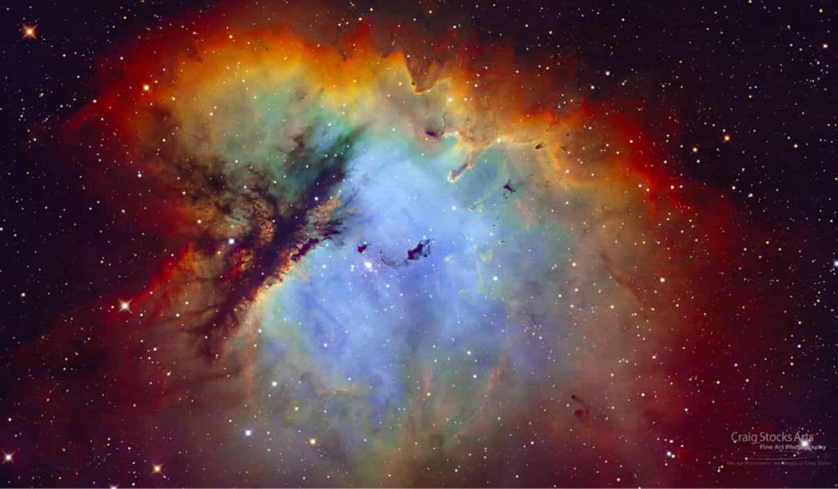 NASA destaca nebulosa 'Pac-Man' com muitas estrelas