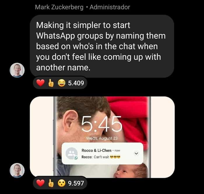 WhatsApp vai permitir criar grupos sem nome (Meta)