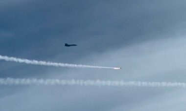 Vídeo: Rússia faz exercícios militares com caças MiG-31 na fronteira com os Estados Unidos. Foto: Telegram t.me/mod_russia