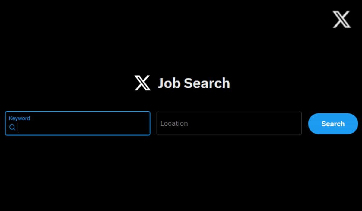 X (Twitter) lança busca por vagas de emprego para concorrer com o LinkedIn