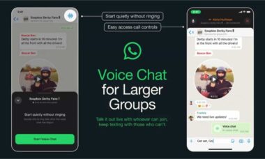 WhatsApp lança bate-papo por voz em grupos grandes similar ao Discord
