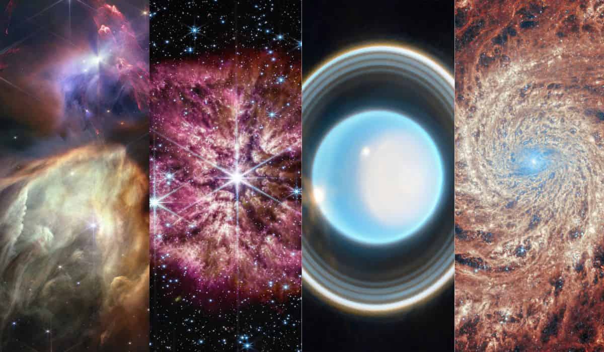 James Webb mette in evidenza le migliori foto cosmiche del 2023, dai un'occhiata!