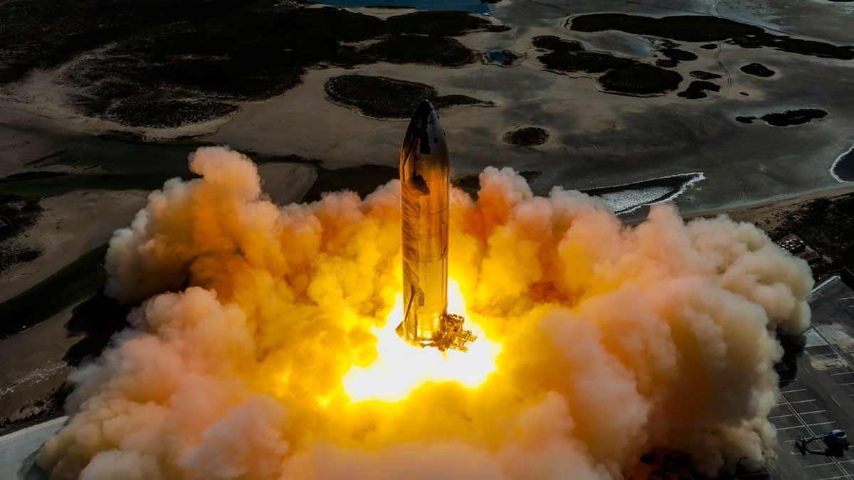 Video: SpaceX Conduce un Test Statico del Fuoco dello Starship. Foto e video: Riproduzione Twitter @SpaceX