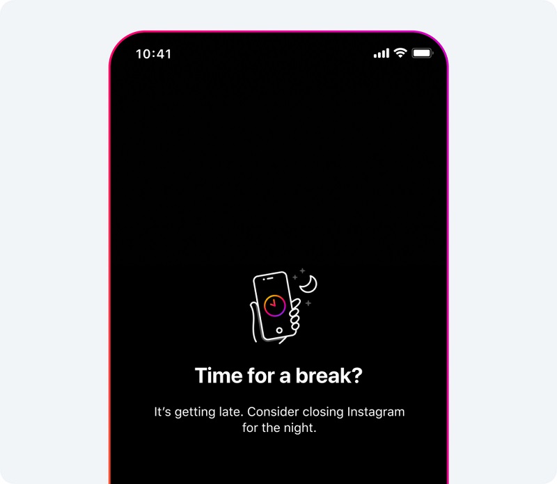 Instagram anuncia que irá sugerir que adolescentes fechem o aplicativo durante a noite