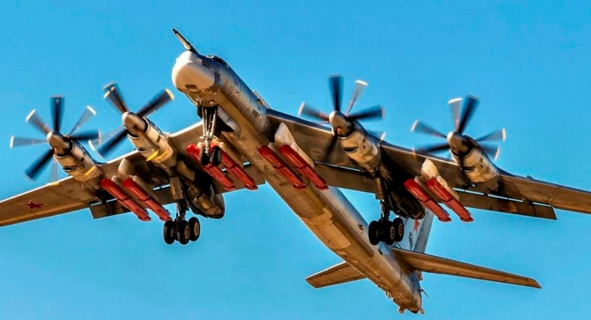 Tu-95MS mit Kh-101 Marschflugkörpern