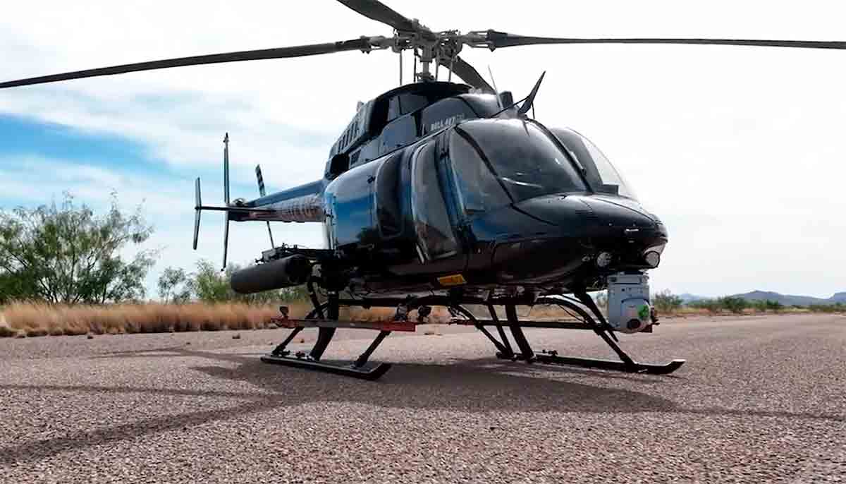 Bell 407M. Kuva ja video: Twitter @BellFlight