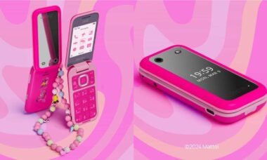 Fabricante da Nokia lança celular retrô da Barbie para quem deseja se desconectar do mundo digital