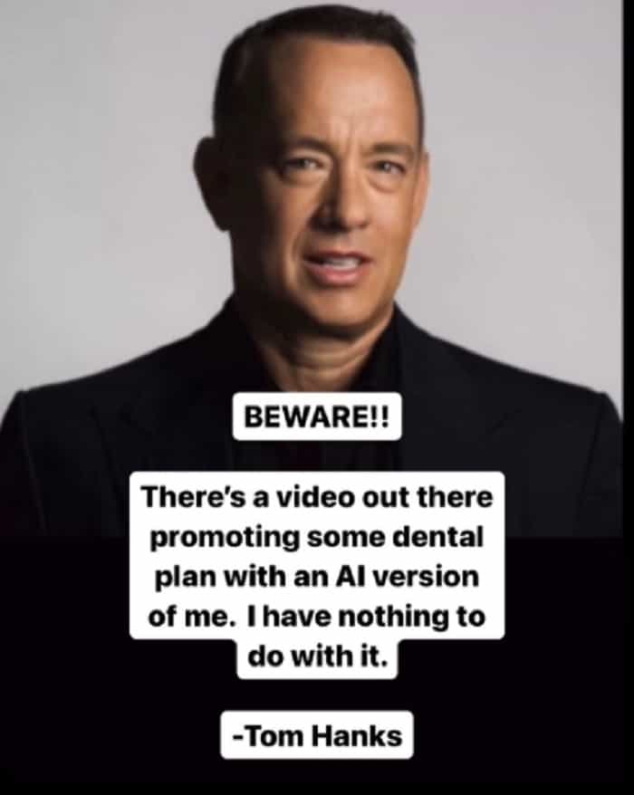 Publicação de Tom Hanks no Instagram (Instagram / @tomhanks)