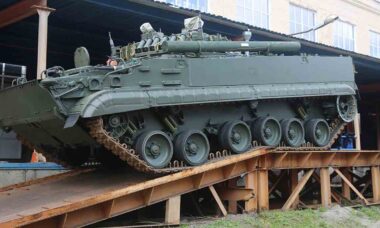 俄羅斯軍隊接收新型BMP-3和BMD-4M裝甲車。Telegram: @KurganmashzavodNovosti