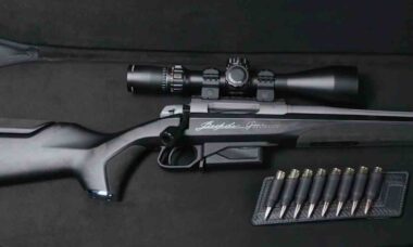 Rifle de precisão Elegance. Foto: Telegram @roe_en