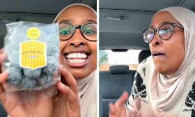 Vídeo hilário: Influenciadora viraliza após comer 'doce mais azedo do mundo'. Foto e vídeo: Tiktok: @underratedhijabi