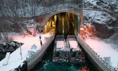 Base Subterránea de Olavsvern. Foto: Reproducción Vimeo / wilhelmsen