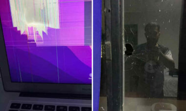 Homem é salvo de bala perdida por seu MacBook "à prova de balas"