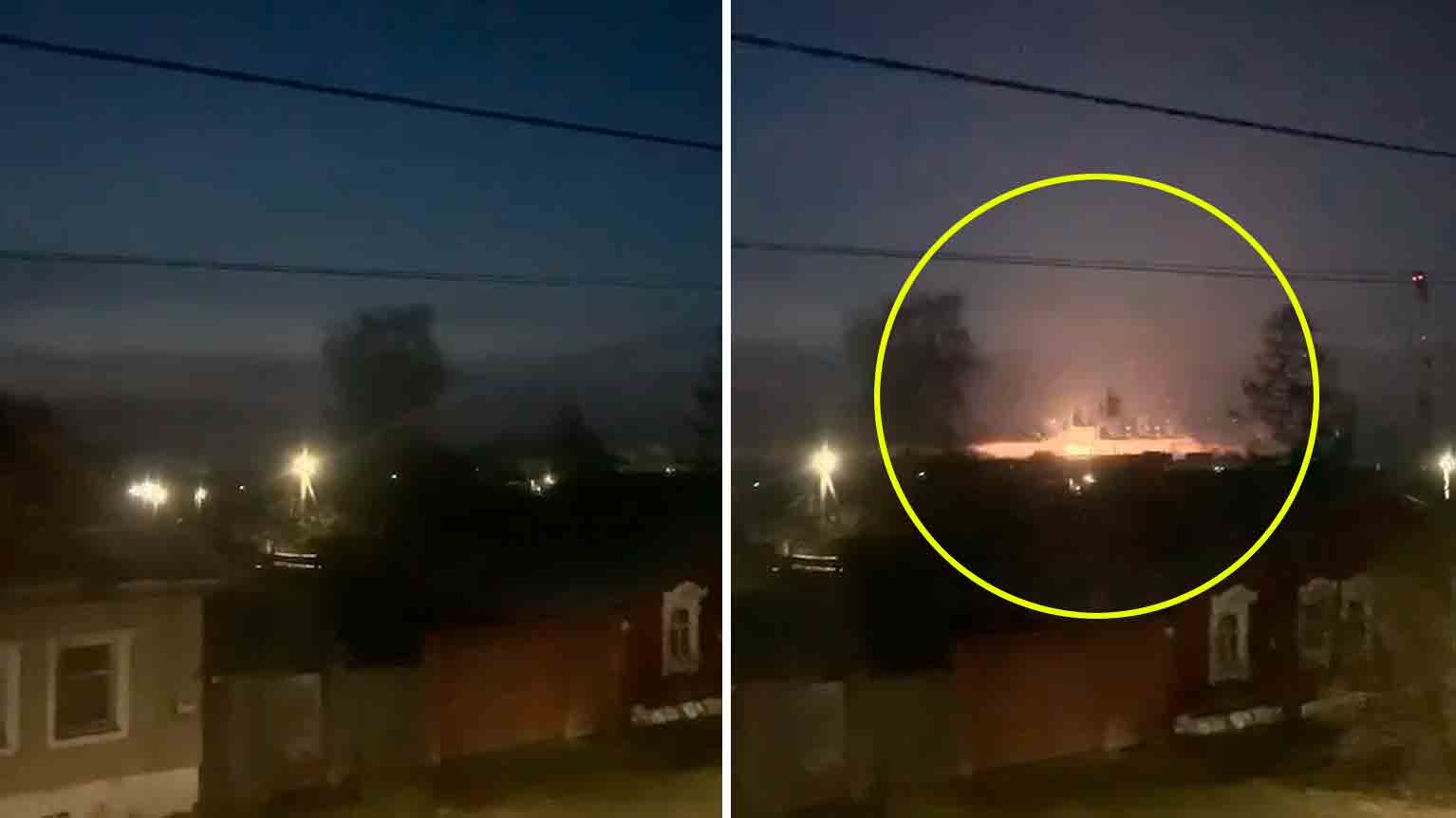 Drones ucranianos atacam novamente base de brigada de mísseis russa em Shuya. Telegram @Exilenova+
