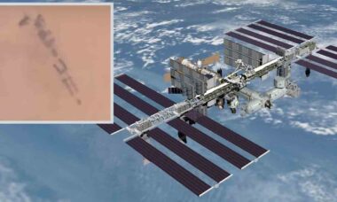 Símbolos intrigantes são captados em deserto da Tunísia por câmera da Estação Espacial. Foto: Nasa