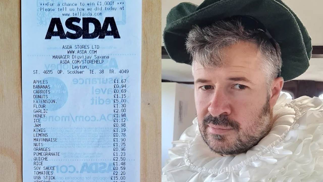 Graeme Bowman went viral on Reddit after buying supermarket items with all the letters of the alphabet (Graeme Bowman/PA) Graeme Bowman