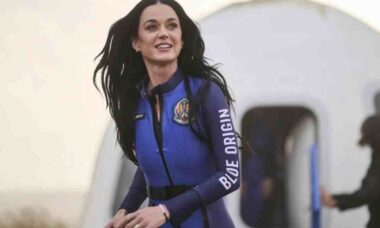 Katy Perry (Reprodução/Blue Origin)
