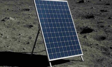 Estudo revela que vidro feito de poeira lunar poderia gerar energia na Lua
