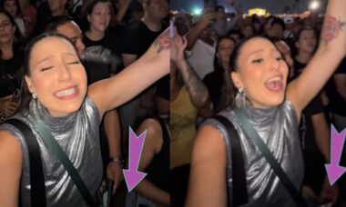 Alexia Ferreira foi furtada no Lollapalooza (Reprodução/TikTok)