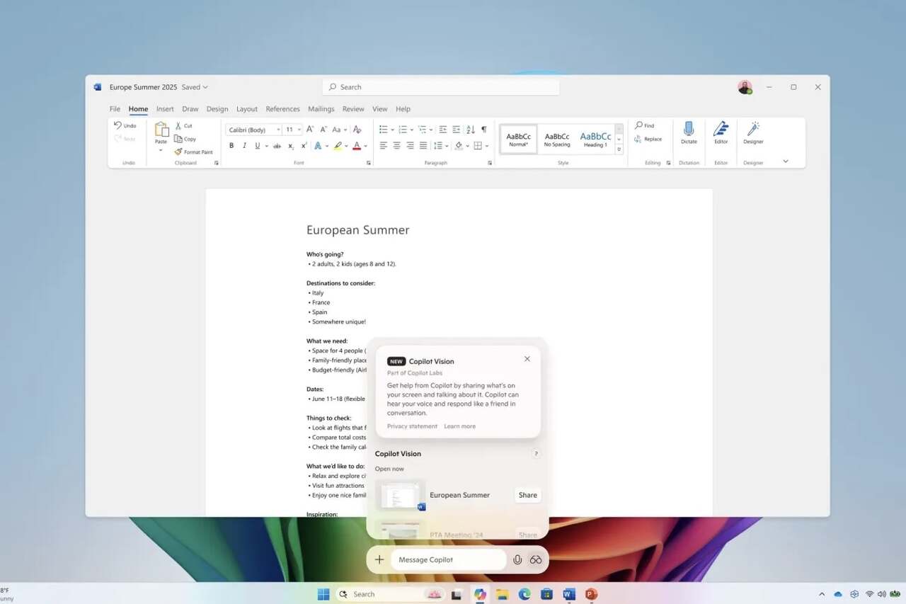 Microsoft starts testing AI that can 'see' your screen