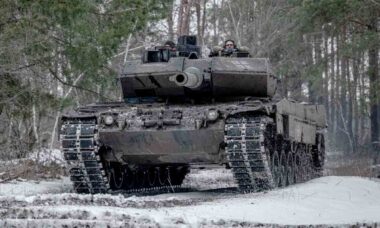 Leopard 2A6 usado pela Ucrânia. Foto: Wikimedia