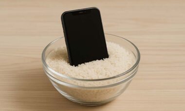 Apple faz alerta sobre "técnica" de colocar o iPhone no arroz depois dele cair na água