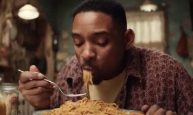 Internautas ficam chocados ao comparar vídeos de IA de Will Smith comendo spaghetti ao longo dos anos