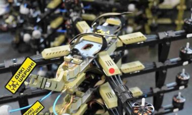 Ucrânia revela drone interceptador que alcança 11 km para combater ameaças aéreas russas . Instagram @wild.hornets