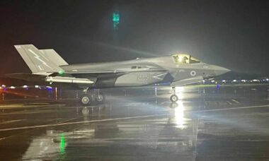 F-35B da Força Aérea Real da Grã-Bretanha. X @IAF_MCC