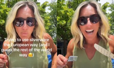 TikToker americana viraliza ao tentar comer do “jeito europeu” e é criticada por internautas
