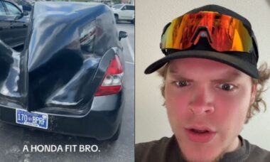 Honda Fit modificado viraliza após transformação assustadora