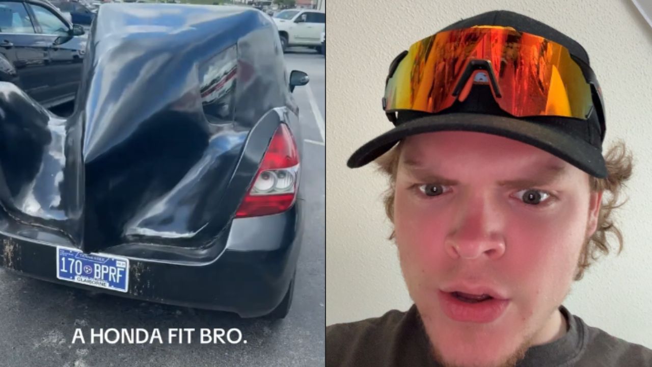 Honda Fit modificado viraliza após transformação assustadora