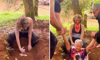 Casa de retiro espiritual apresenta ritual que enterra pessoas vivas e post viraliza