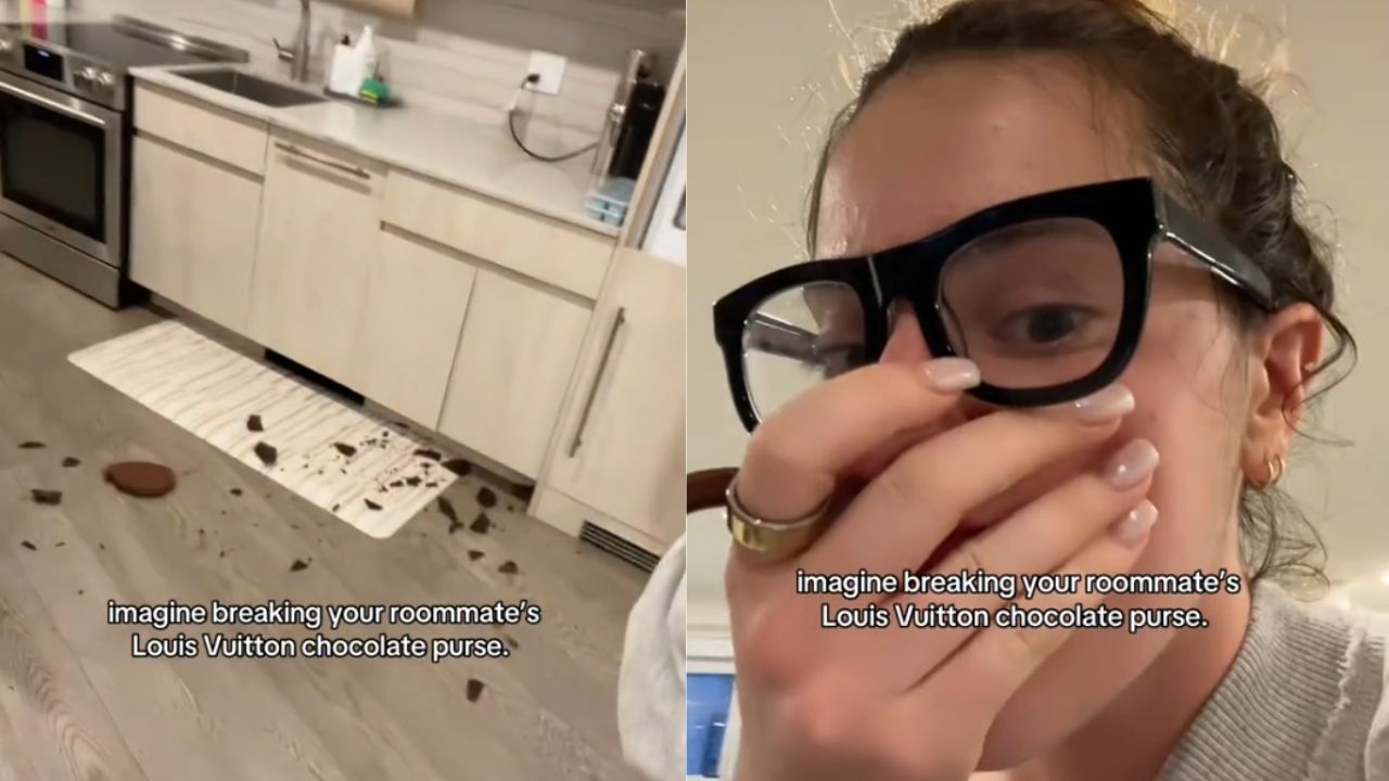 TikToker quebra bolsa de chocolate Louis Vuitton de US$ 249 e vídeo viraliza
