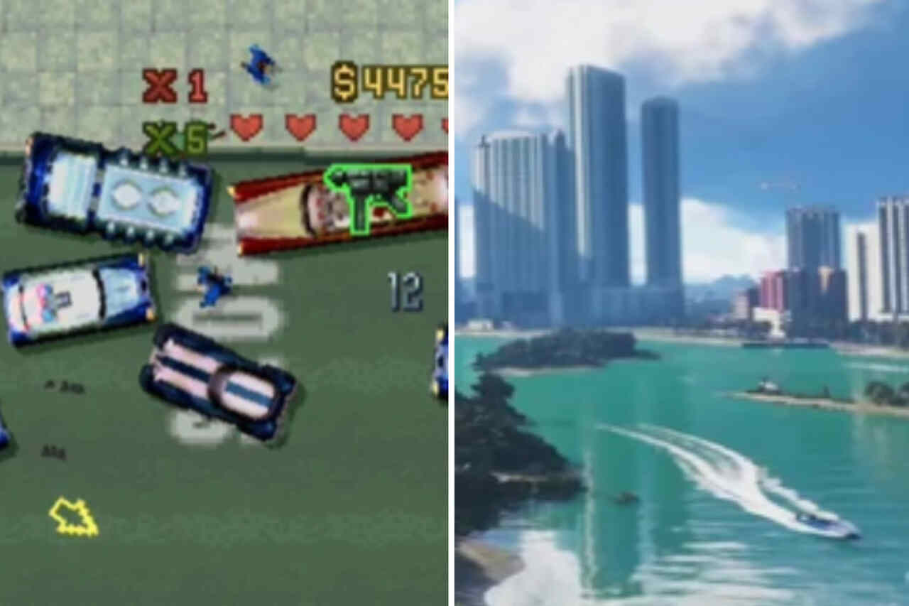 Comparação de gráficos do GTA 6 com o GTA 2 deixa internautas boquiabertos