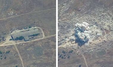 Míssil Iskander russo destrói base da Marinha ucraniana em Nikolaev. Telegram @mod_russia