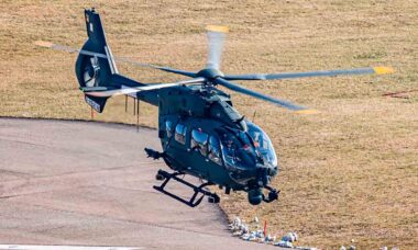 H145, avançado helicóptero produzido pela Airbus. Foto: Airbus